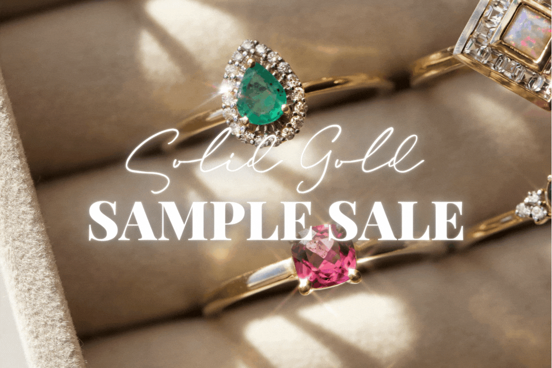 Carrie Elizabeth sample sale banner: