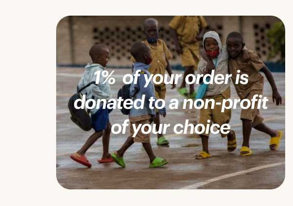 1% donated
