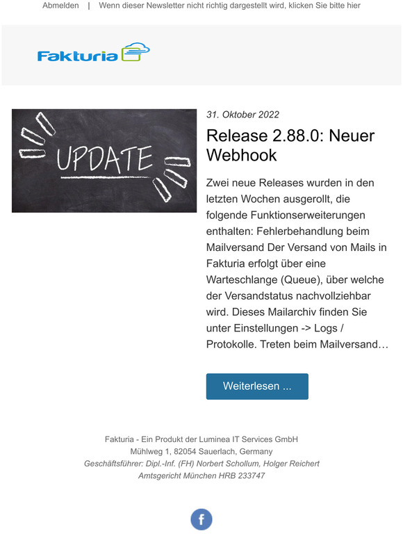 Release 2.88.0: Neuer Webhook