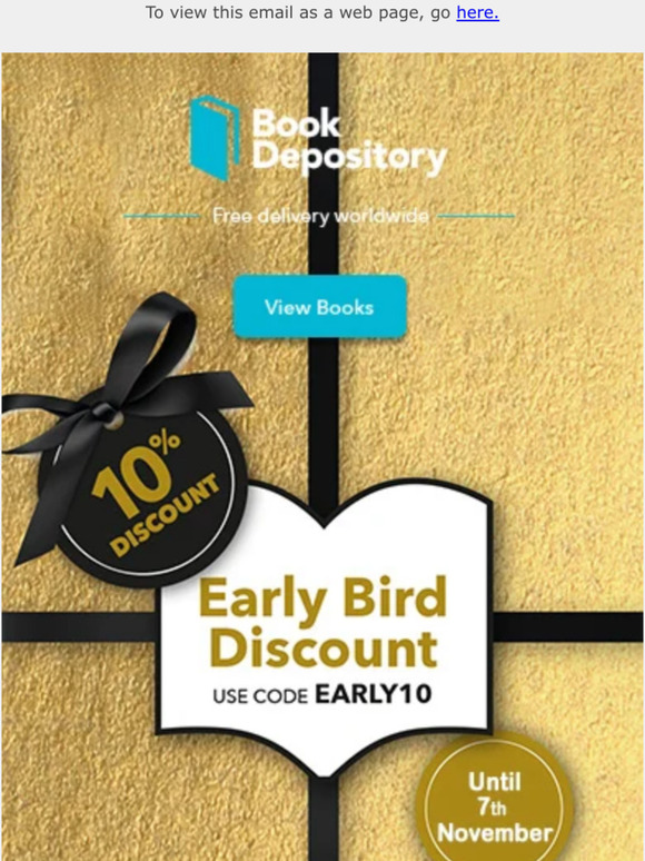 10% Discount Voucher On Thousands Of Books