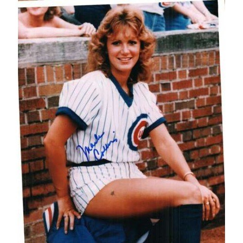 Autographed Marla Collins 8X10 Chicago Cubs Photo - Main Line Autographs