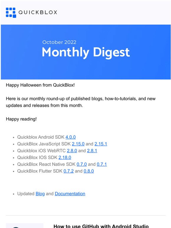 Monthly Digest