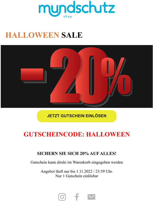 🎃 HALLOWEEN SALE 20%