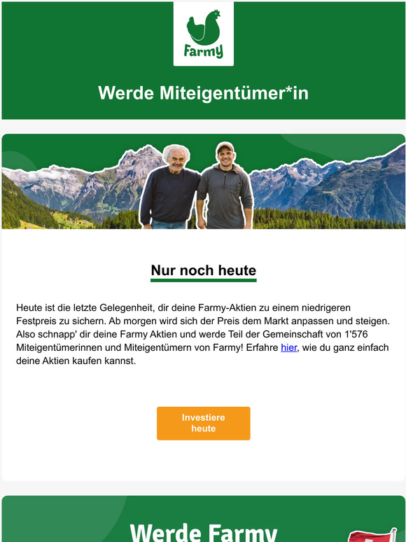Letzte Chance, vom niedrigeren Aktien-Festpreis zu profitieren