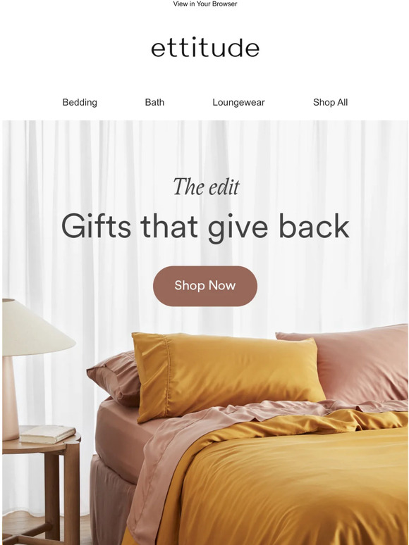 ettitude Just landed earthapproved gift guide Milled