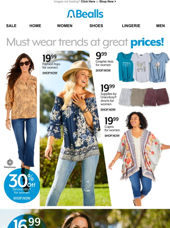 Bealls Stores: Must wear trends at great prices! | Milled