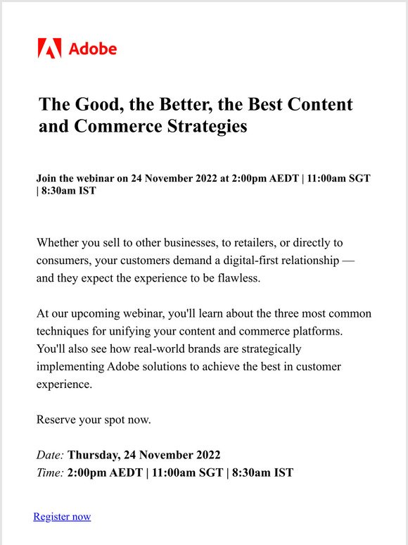 [Webinar] The Good, the Better, the Best Content and Commerce Strategies
