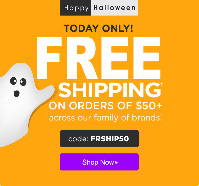 Free Shipping on orders of $50+ with code FRSHIP50