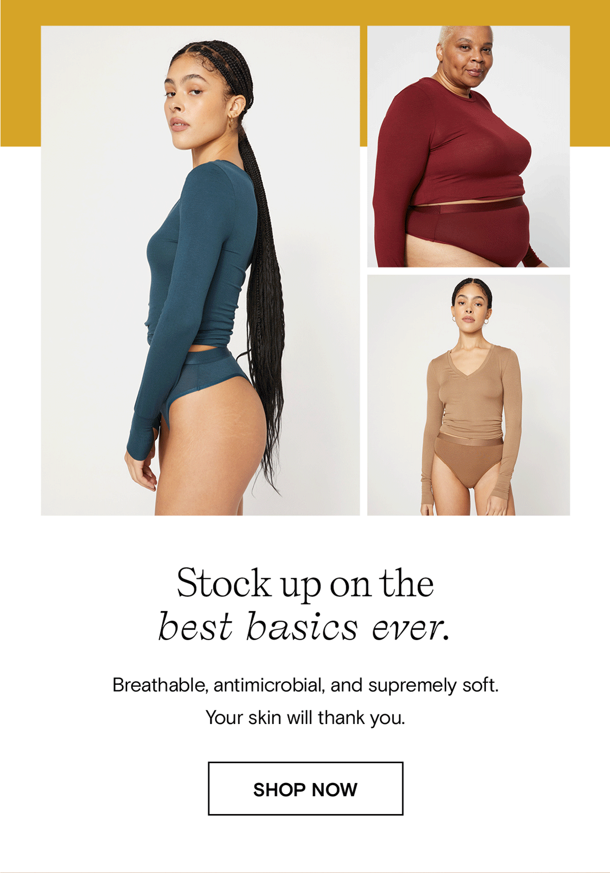 Stock up on the best basics ever.
