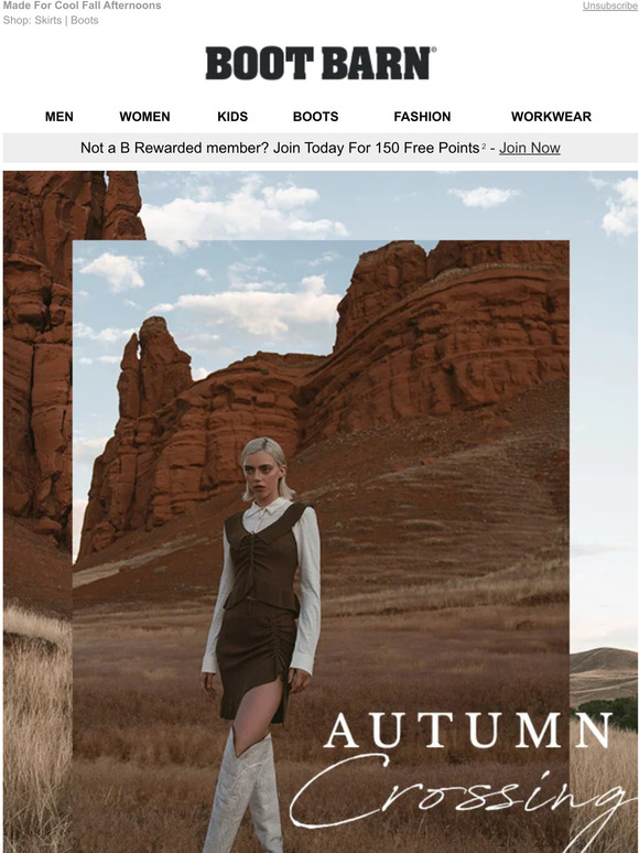 Boot Barn: Sleek Skirts & Tall Boots | Milled