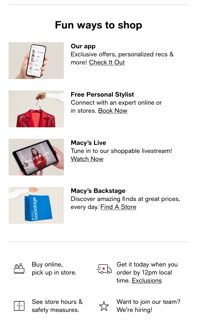 Fun Ways To Shop