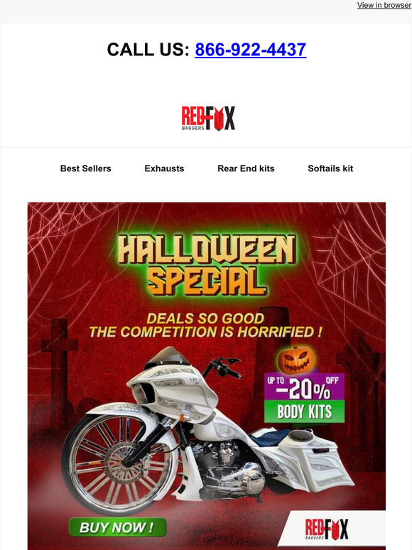 Halloween special!Deals so good the competition is horrified!