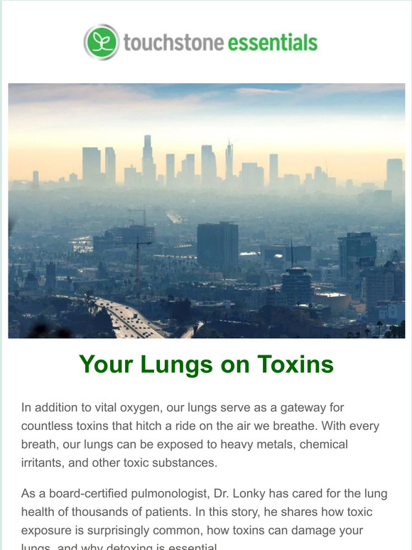 Touchstone Essentials ☠️ No Trick What Toxins Do to Your Lungs Milled