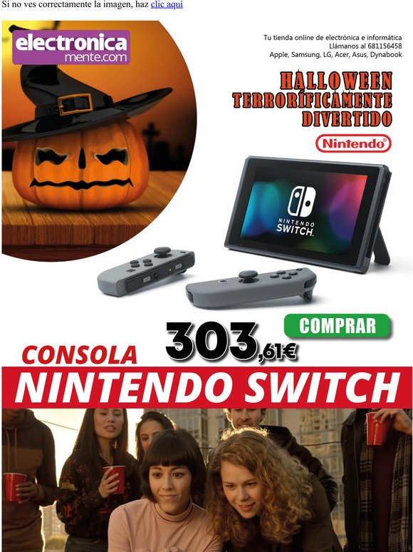 Consigue tu Nintendo Switch Grey