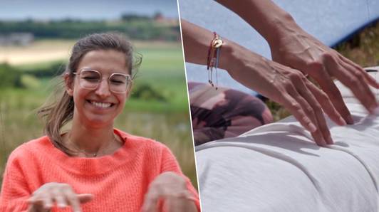 Koppels 'Blind Getrouwd' doen yogasessie met Ingeborg: Het was een beetje sweaty