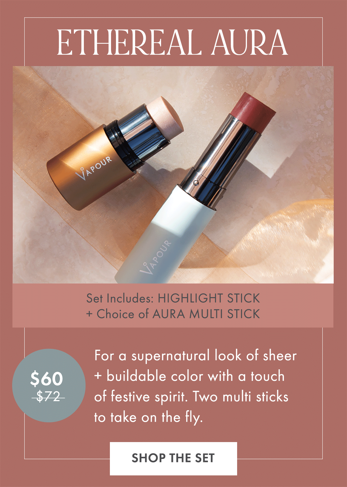 Ethereal Aura Set: Aura Multi Stick of your choice and Highlight Stick