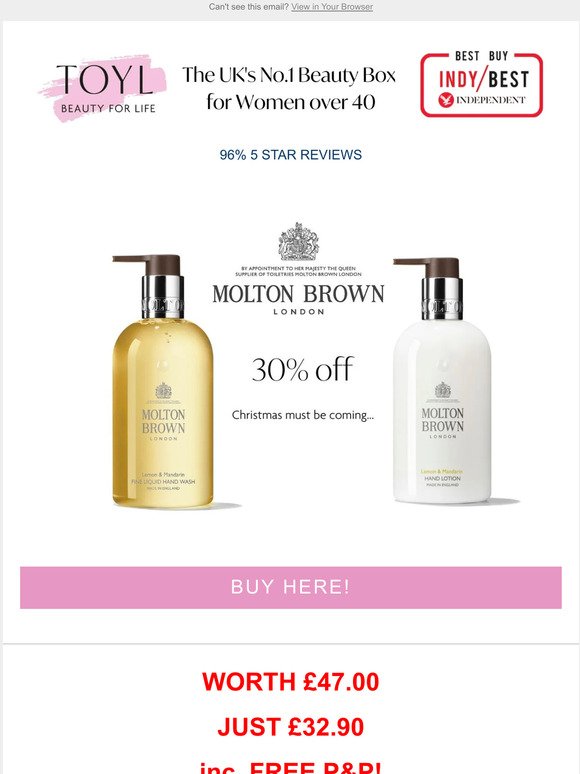 Molton Brown Duo - 30% off