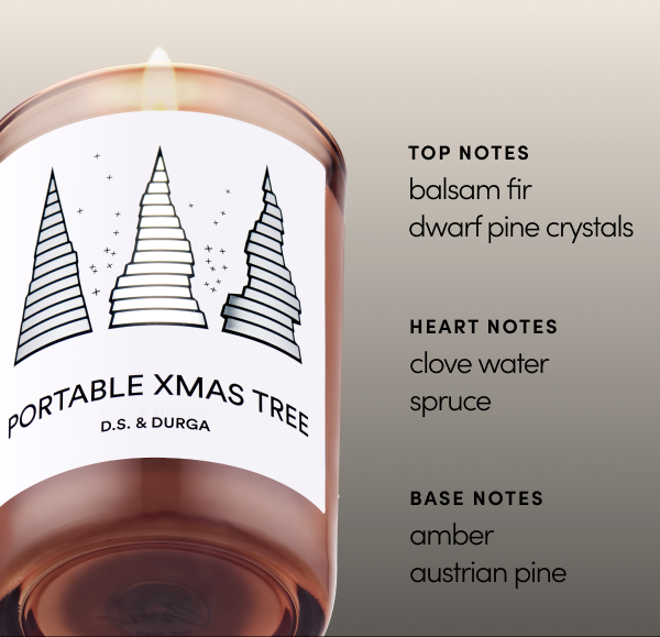 Portable Xmas Tree Candle