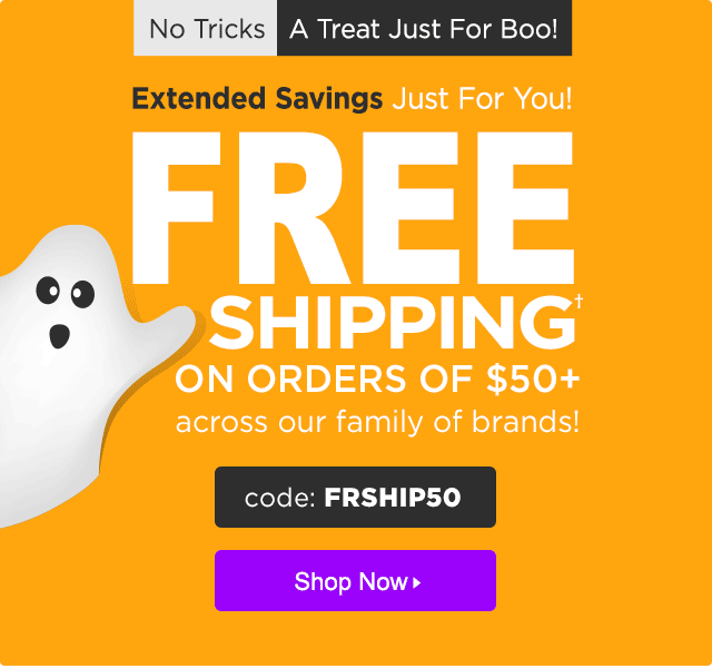 Free Shipping on orders of $50+ with code FRSHIP50