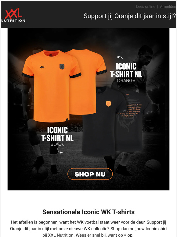 Sensationele Iconic WK T-shirts!