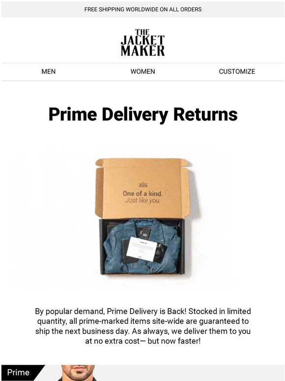 The Jacket Maker Prime Delivery Is BACK again🧥🚚 Milled