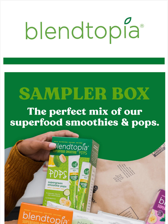 INTRODUCING our Super Sampler Box! 🦸‍♀️📦