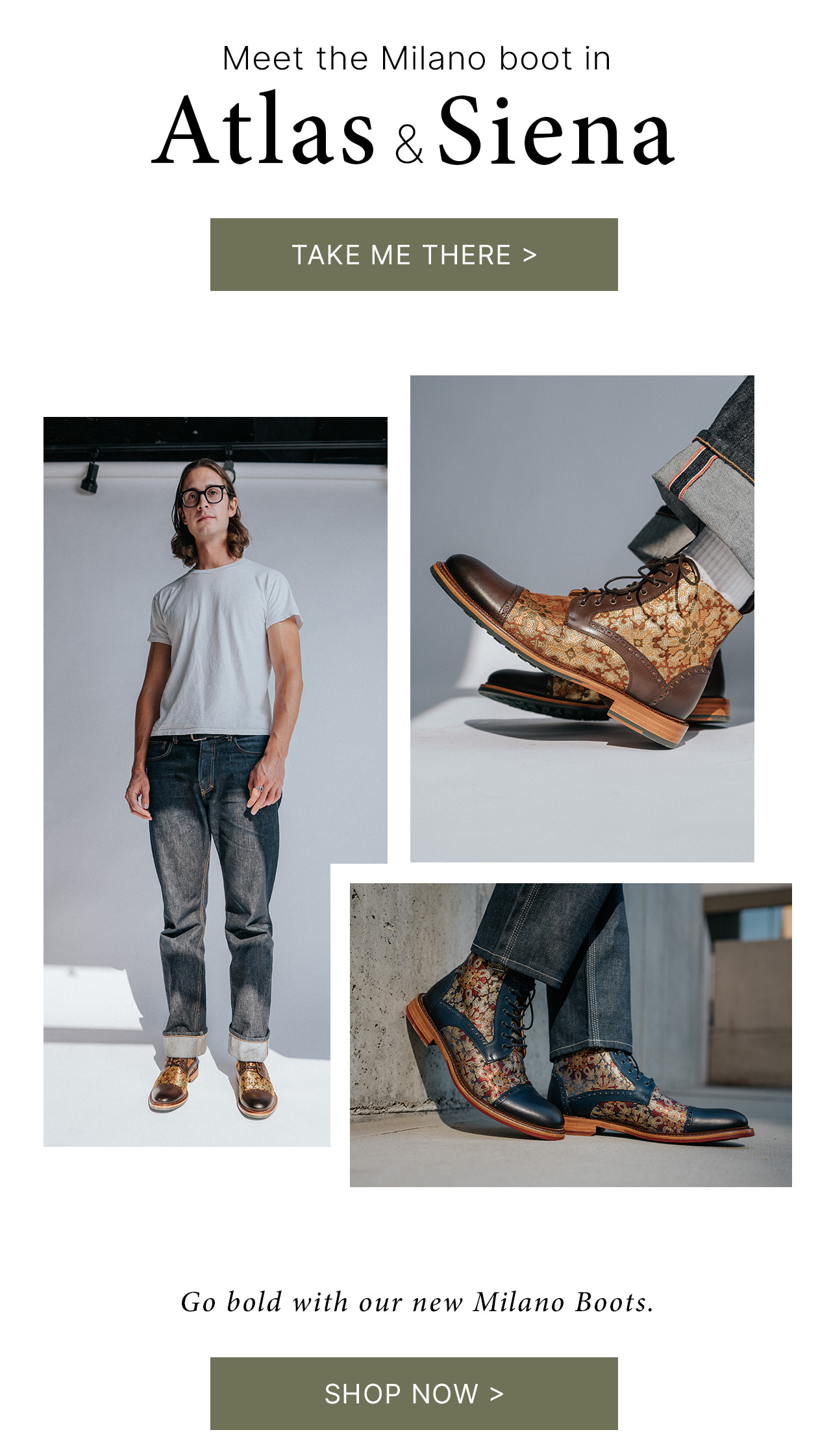 Taft Clothing Inc.: Introducing The Milano Boot | Milled