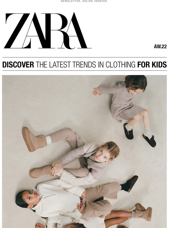 Zara USA Latest trends for Kids Milled