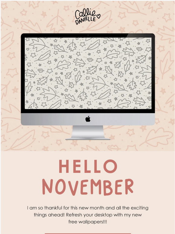 Callie Danielle: HELLO NOVEMBER!!! 💛 | Milled