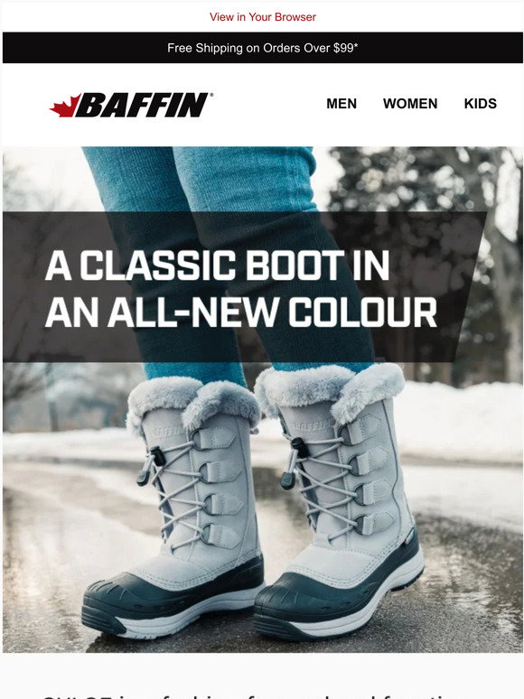 Buffin Boot Baffin: A Classic Boot in an All-New Colour | Milled