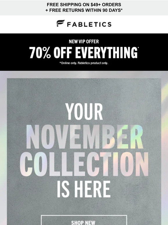 Fabletics: NEW November arrivals! | Milled