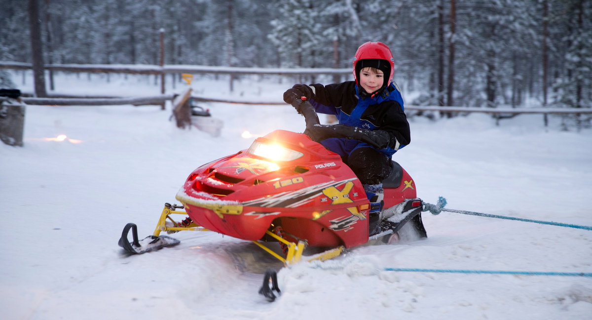 Snowy fun with Santa's Lapland
