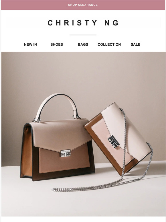 ChristyNg.com - Most of our handbags are already sold out on our website.  We urge you to purchase soonest possible to avoid any disappointment. It's  time to shop till we drop! Take