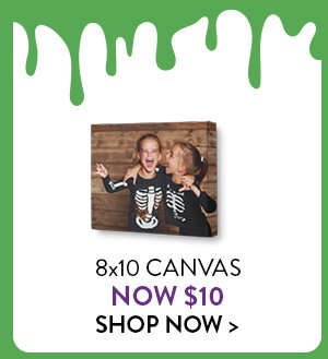 8 by 10 Canvas now only $10.  Click to shop now