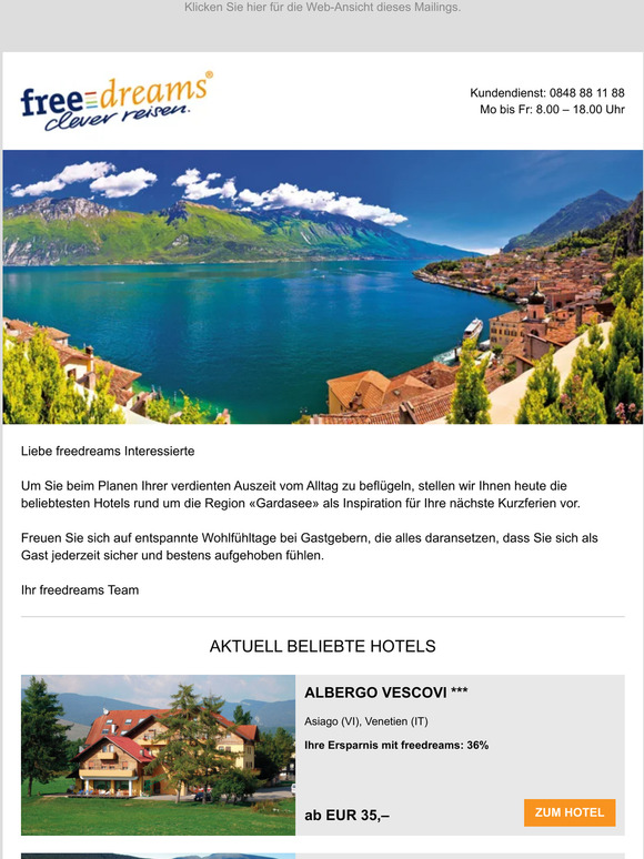 Wohlverdiente Auszeit in der Region «Gardasee»