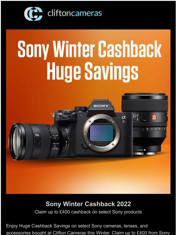 Claim up to £400 Sony Cashback 👀