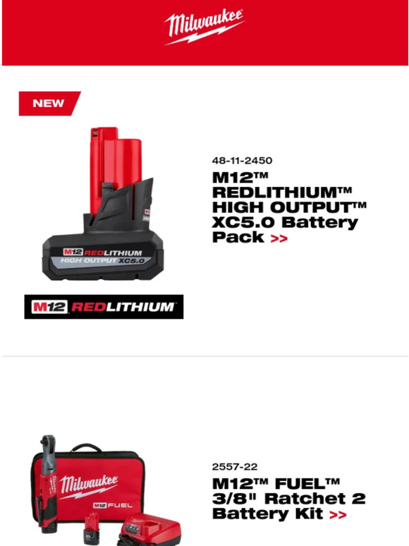Milwaukee Tool Fastest Cordless Ratchet Most Compact Head Size