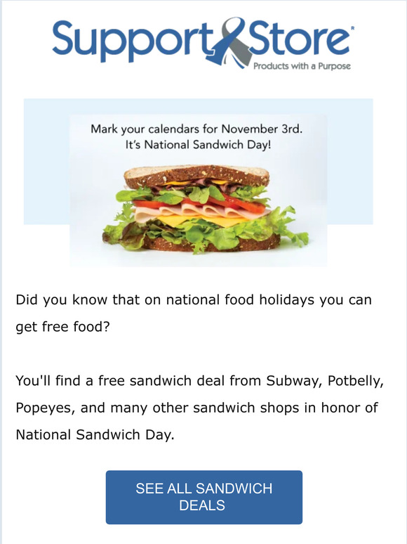 How to score free food on national food holidays
