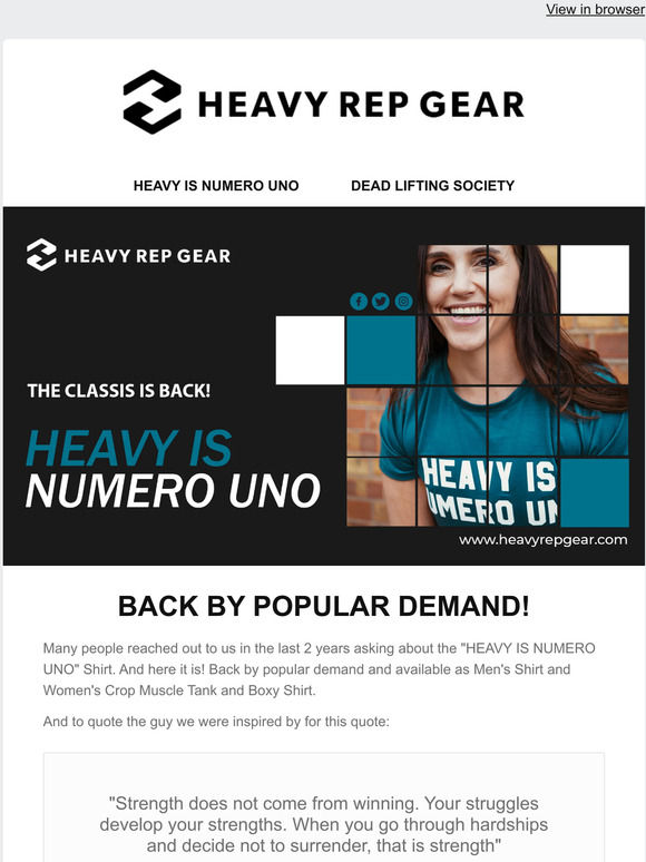 🔥 HEAVY IS NUMERO UNO - The Classic is Back!