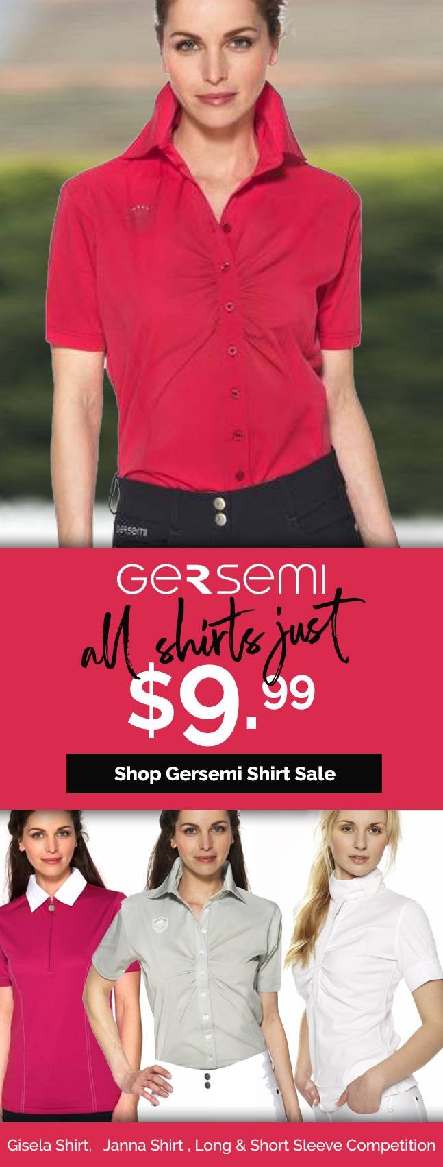 Gersemi Shirt Liquidation All Shirts Just $9.99