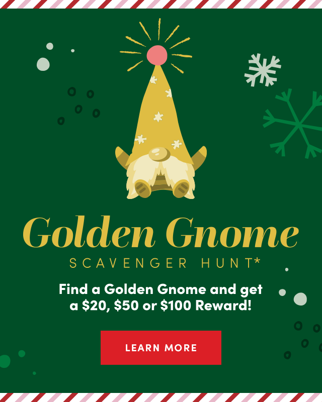 World Market It's BACK! Our Golden Gnome Scavenger Hunt is on. Milled