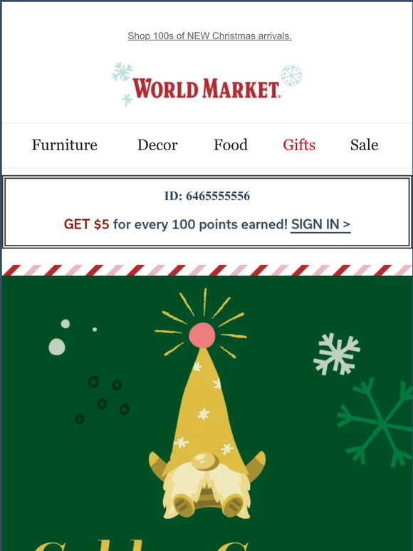 Cost Plus World Market It's BACK! Our Golden Gnome Scavenger Hunt is