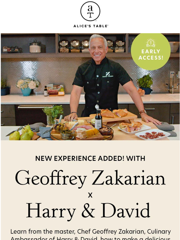 Who Is Geoffrey Zakarian?  The Table by Harry & David