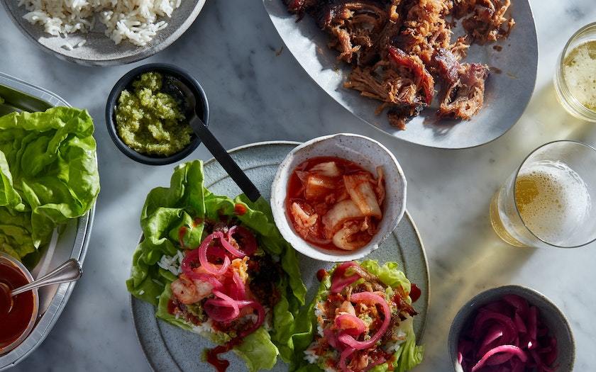 Momofuku Weeknight Bo Ssäm Pulled Pork