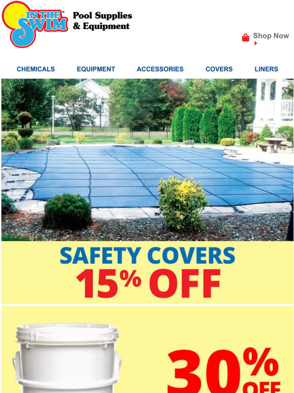 In The Swim Get your pool covered! Milled