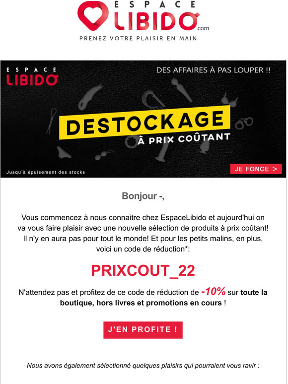 🎁 Sautez sur notre offre de prix coûtant !