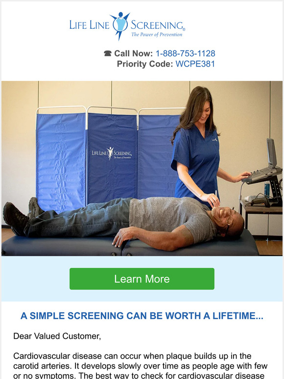 Don’t let plaque take control of your health - Schedule your screening!