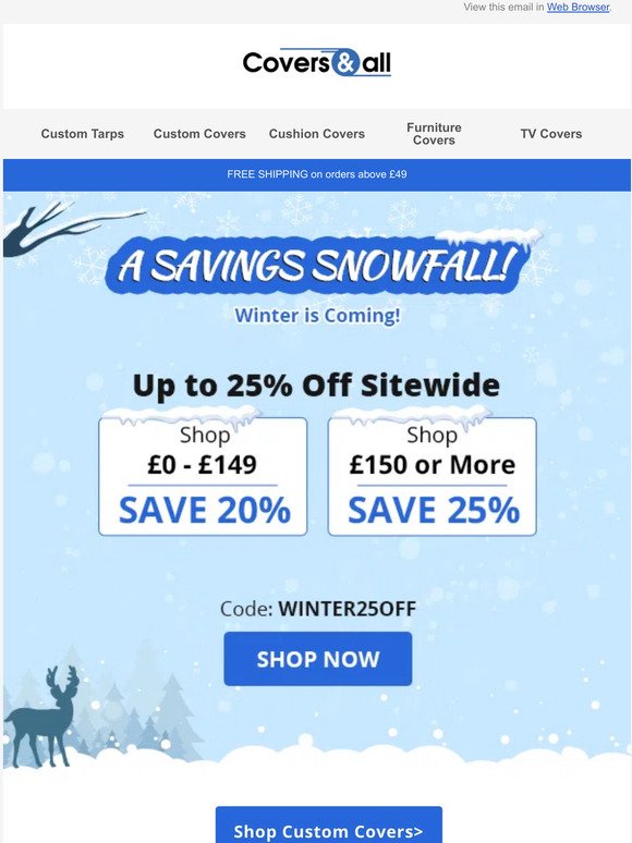 Cool Customizable Deals this Winter