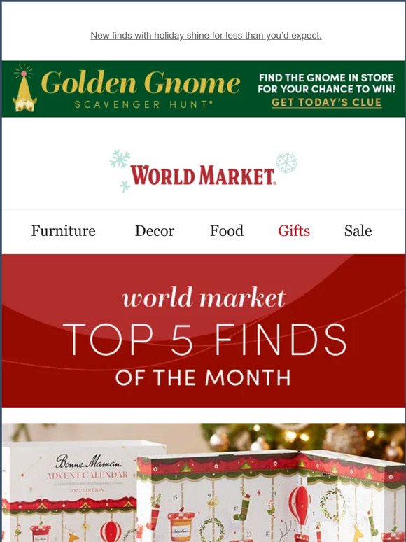 Cost Plus World Market Our Finds of the Month are here and full of