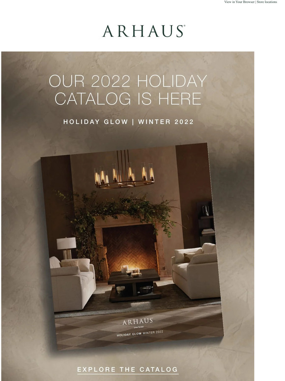 Arhaus Our 2022 Holiday Catalog is Here! Milled